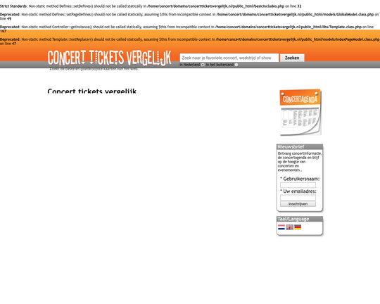 Concert Tickets Vergelijk Logo