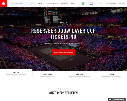 Tennis Ticket Service Logo